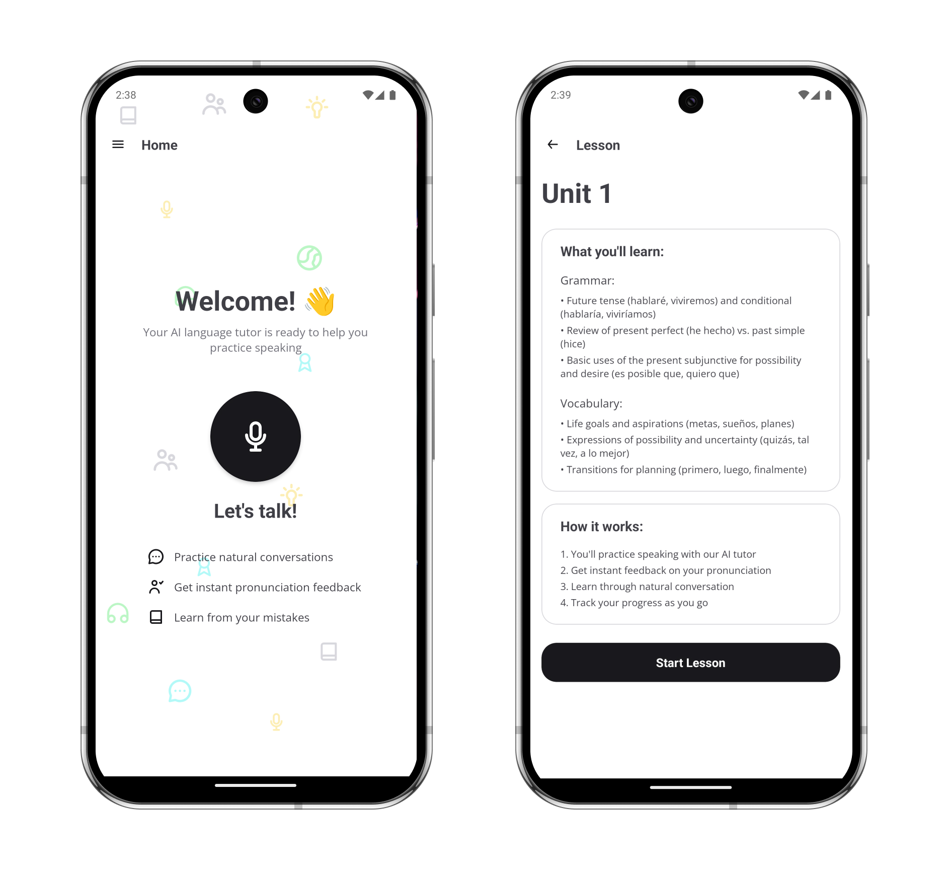 Mobile device preview